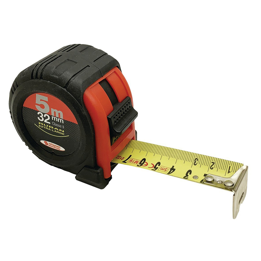 Quintuple metre bi-matiere 32mm (blister) TALIAPLAST - 490672