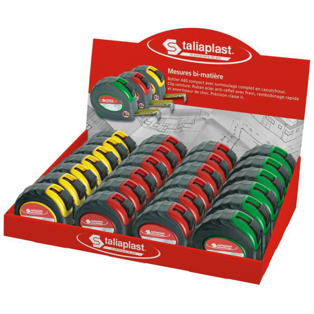 PRESENTOIR MESURES BI-MATIERE(7X3M/12X5M/6X8M) TALIAPLAST - 490700