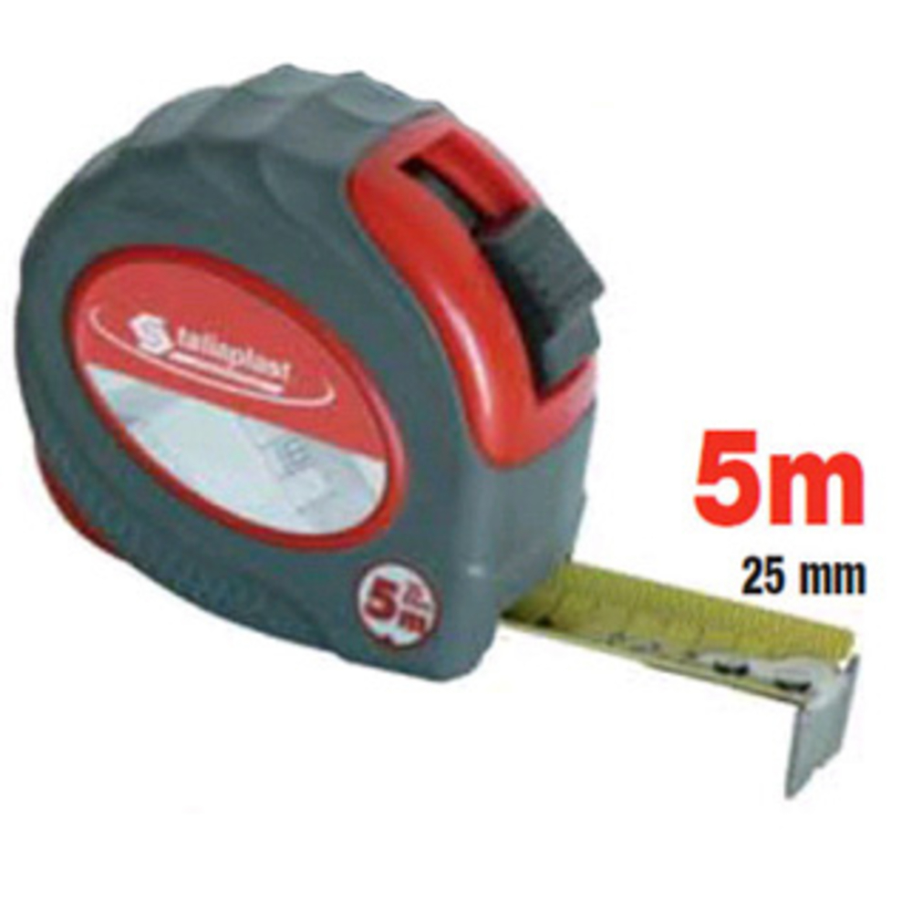 QUINTUPLE METRE TALIAPLAST BOITIER ROUGE BI-MATIERE 25MM - 490702