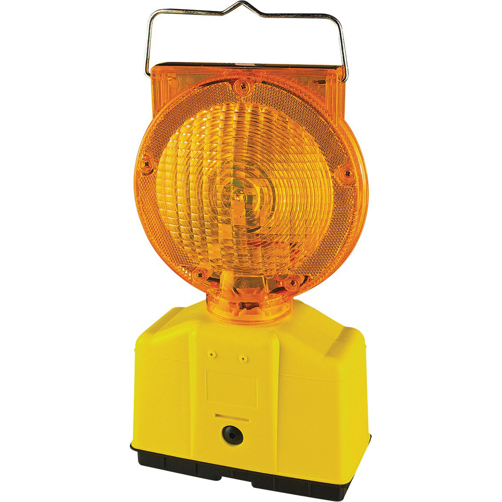 Lampe de chantier solaire clignotante automatique a led TALIAPLAST - 500204