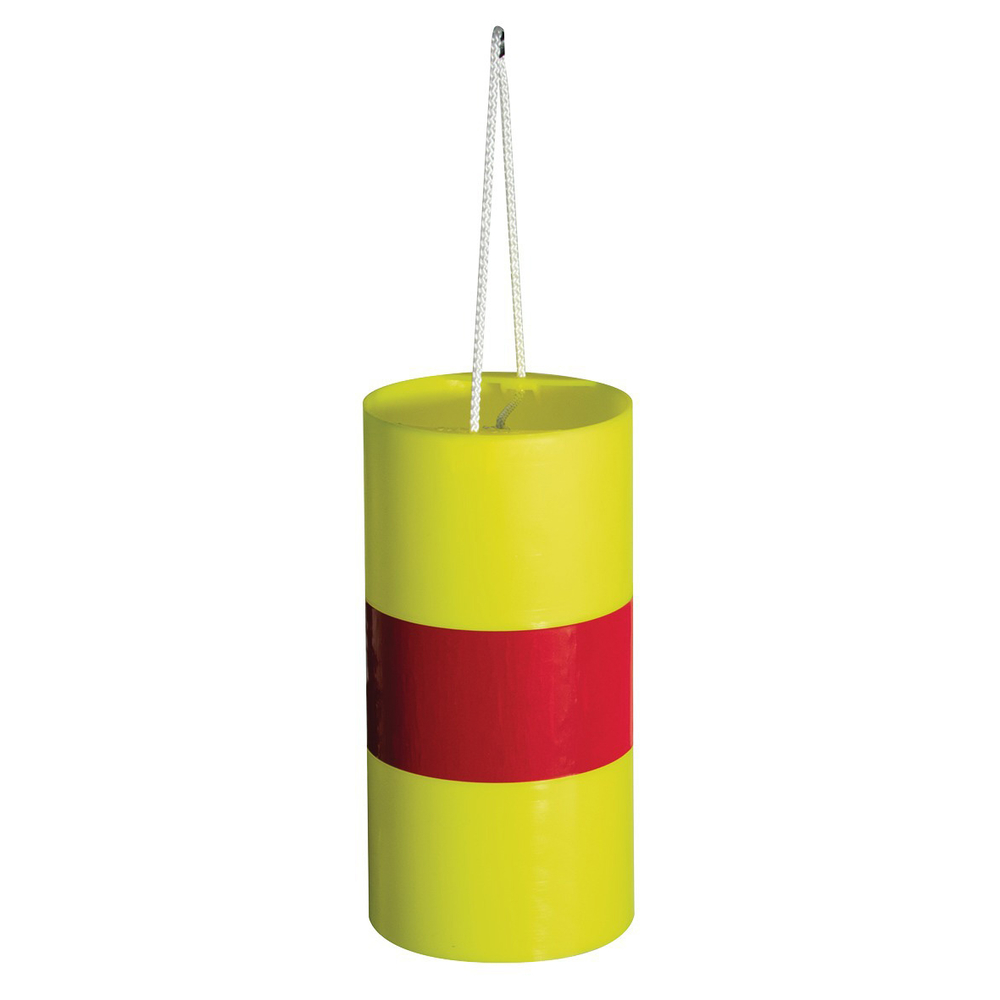 Fardier cylindrique taliafluo jaune bande retro rouge TALIAPLAST - 510115