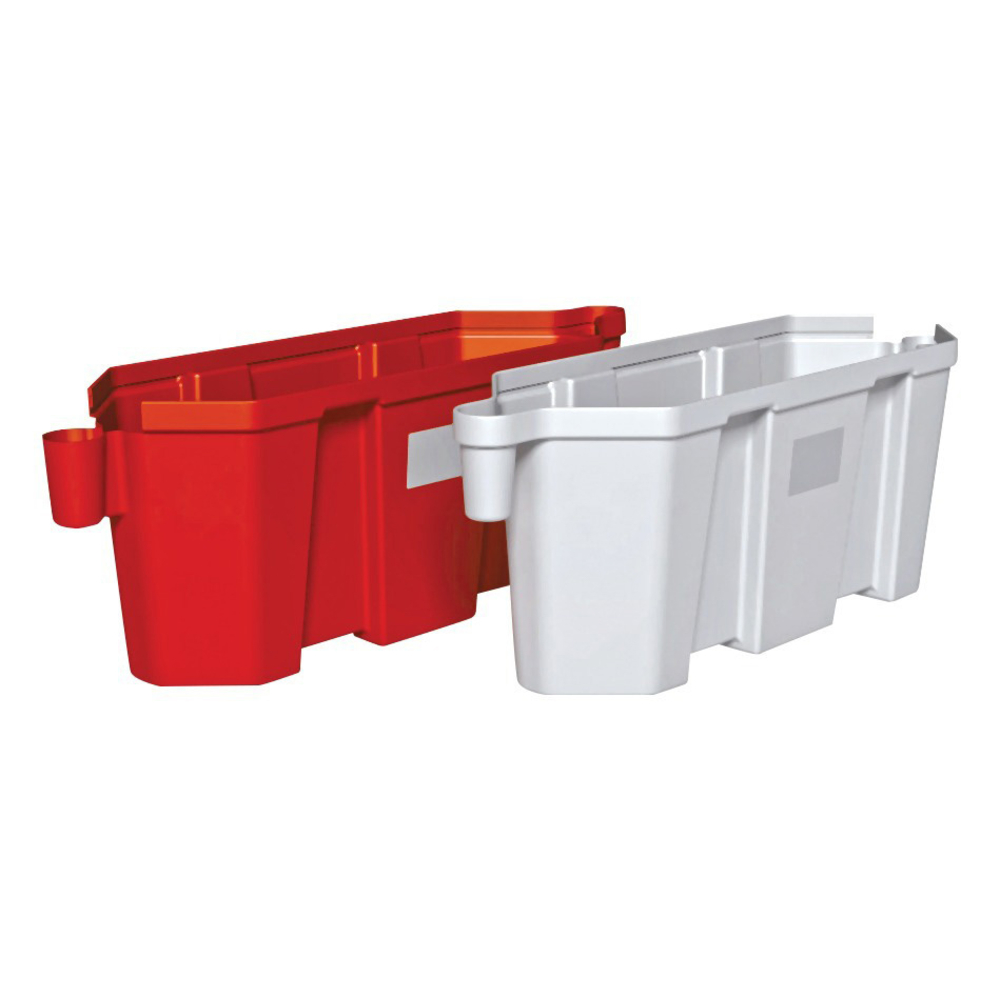 SEPARATEUR DE VOIES ROUGE 100X56X50CM (EMPILABLE) TALIAPLAST - 520522