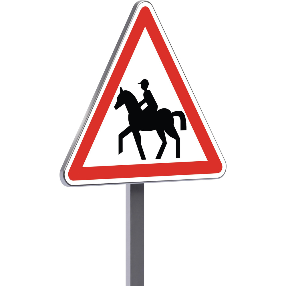 Panneau permanent A15c 500 c2 passage de cavaliers TALIAPLAST - 521155
