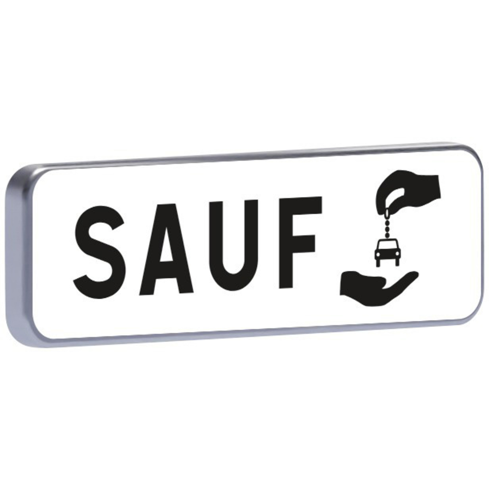 Panneau permanent M6j sauf auto partage 500x150 c1 TALIAPLAST - 521411