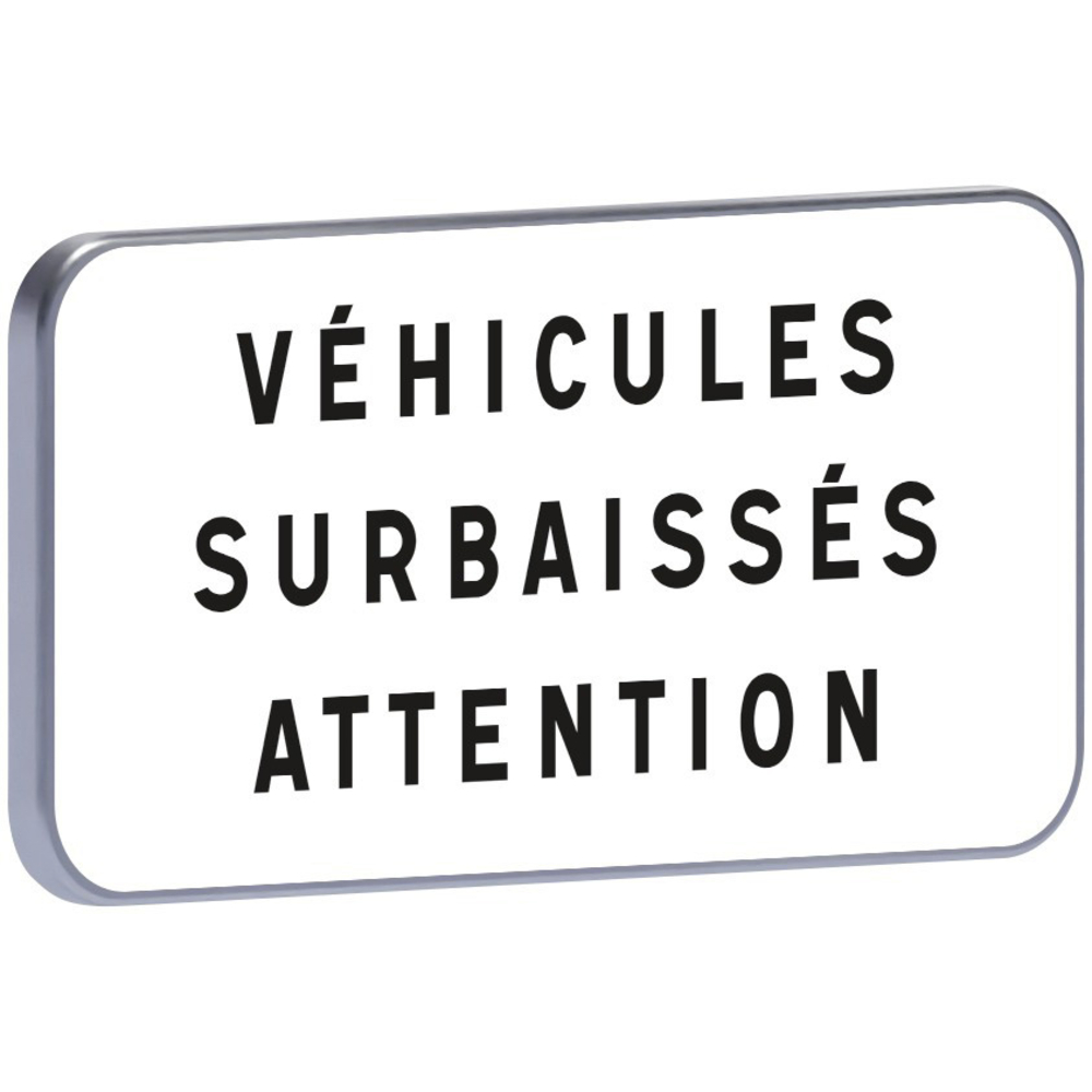 Panneau permanent M9i texte sur 3 lignes 700x350 c1 TALIAPLAST - 521435
