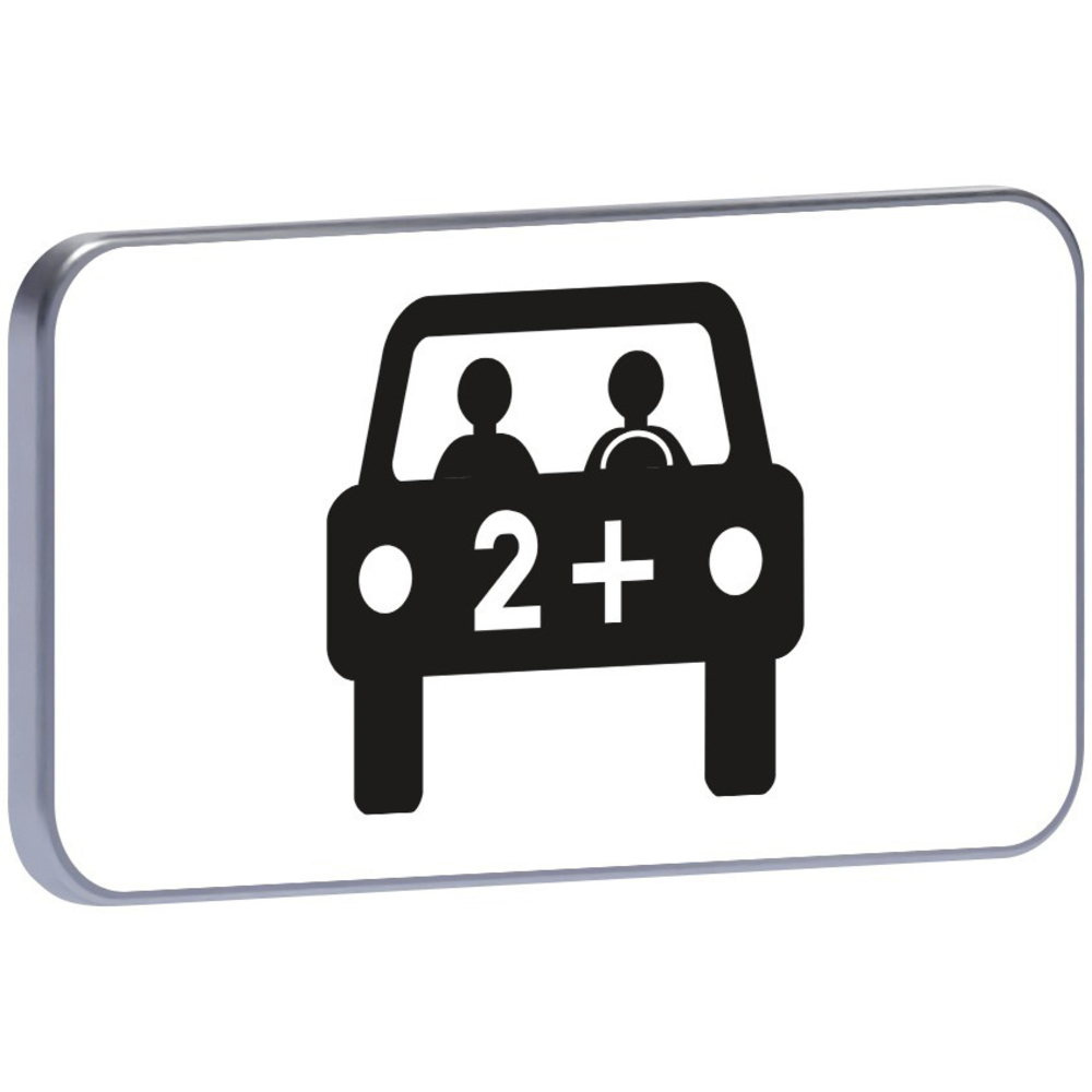 Panneau permanent M6k1 700x350 c1 arrêt ou stationnement aux véhicules de covoiturage TALIAPLAST - 521449