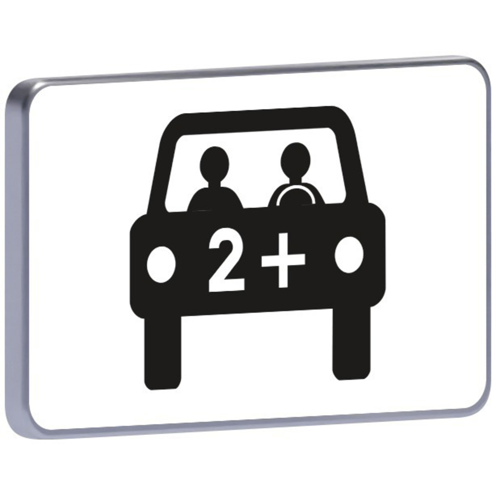 Panneau permanent M6k1 500x300 c2 arrêt ou stationnement aux véhicules de covoiturage TALIAPLAST - 521519