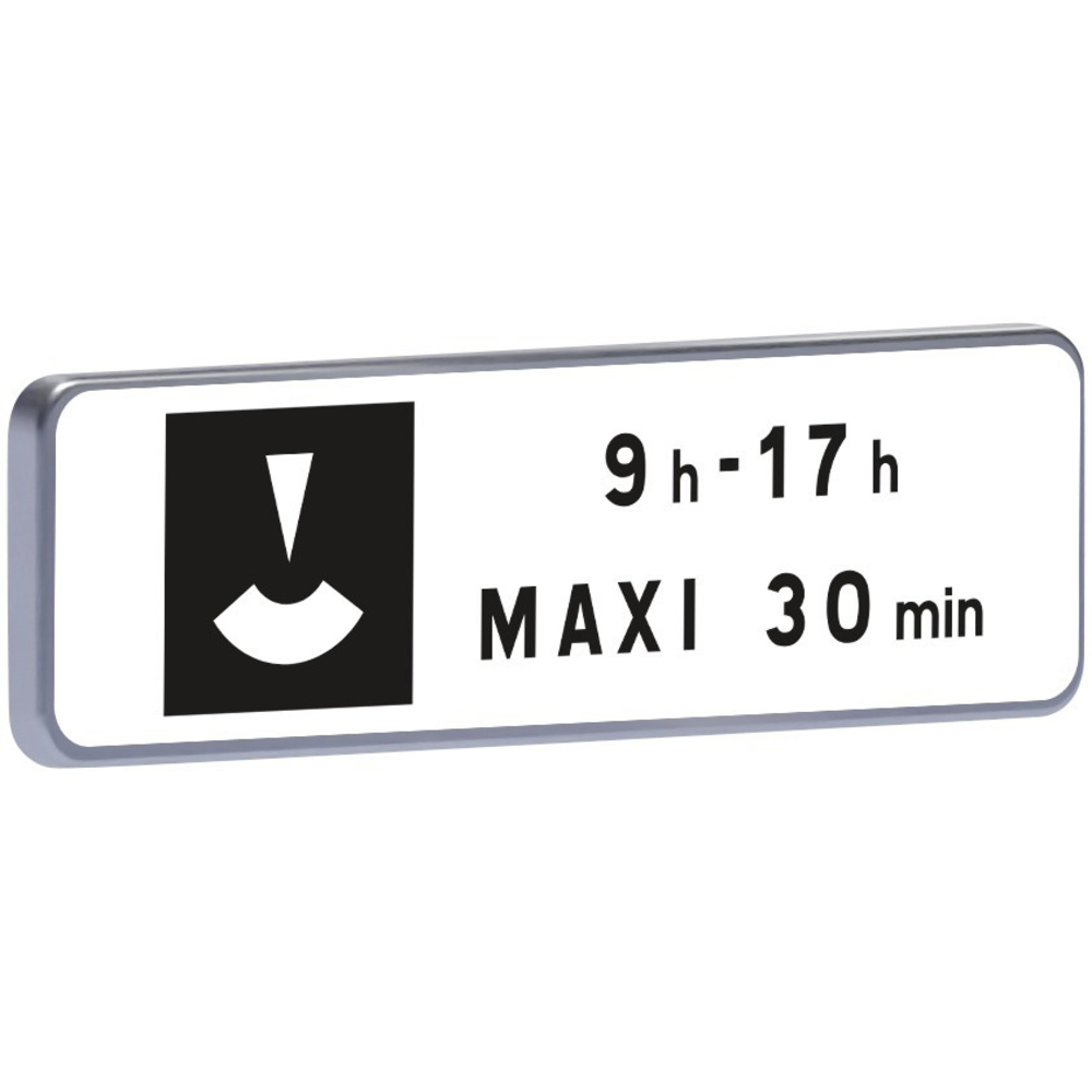 Panneau permanent M6c 700x200 c2 stationnement avec disque TALIAPLAST - 521548