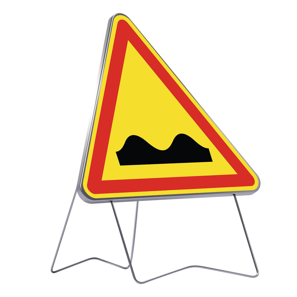 Panneau temporaire Ak2 1000 t1 dos d'âne TALIAPLAST - 522001