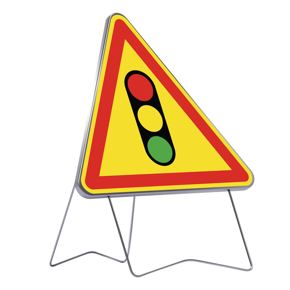 Panneau temporaire Ak17 1000 t1 feux tricolores TALIAPLAST - 522006