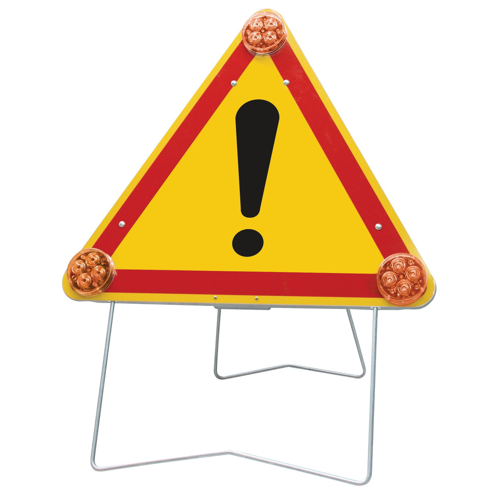 Panneau temporaire danger triflash TALIAPLAST - 522065