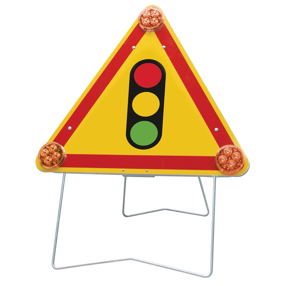 Panneau temporaire Ak17 1000 t1 feux tricolores triflash TALIAPLAST - 522066