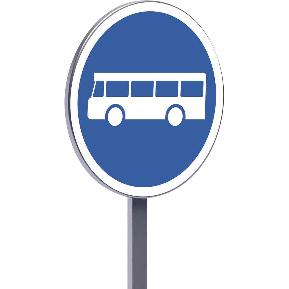 Panneau permanent B27a 450 c2 voie réservée aux transports en commun TALIAPLAST - 522680