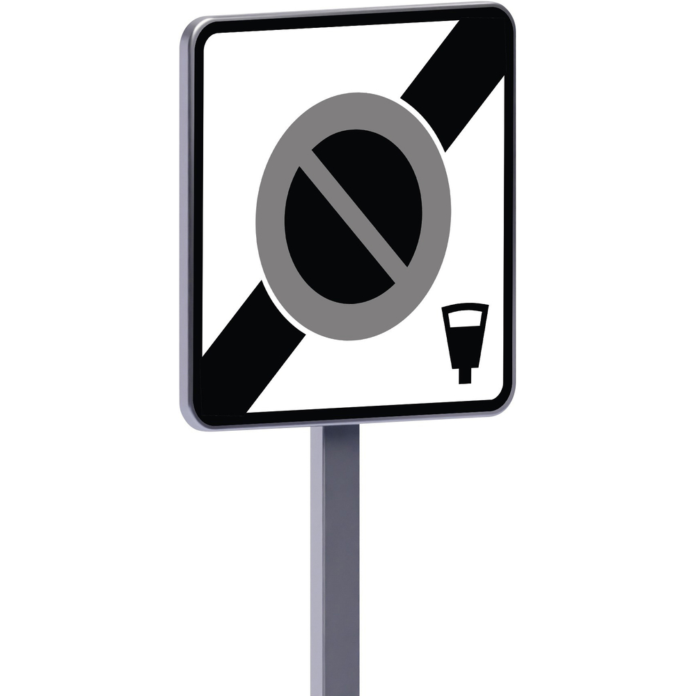 Panneau permanent B50d 700x700 c1 sortie d'une zone à stationnement payant TALIAPLAST - 522929