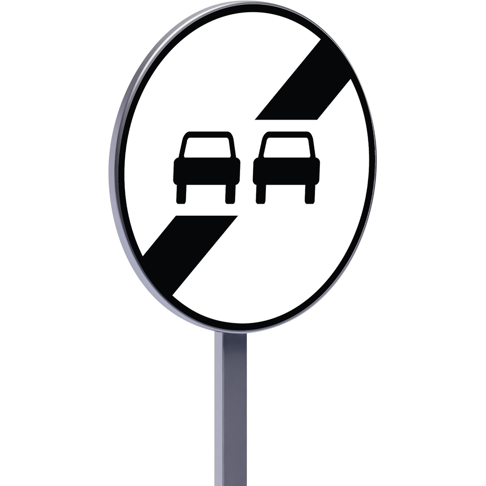 B34-450-Classe 2-Fin d'interdiction de dépasser TALIAPLAST - 523571