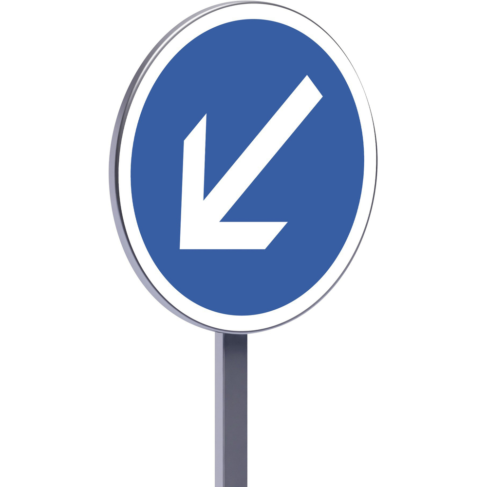 B21a2-650-Classe 1-Contournement obligatoire à gauche TALIAPLAST - 523625