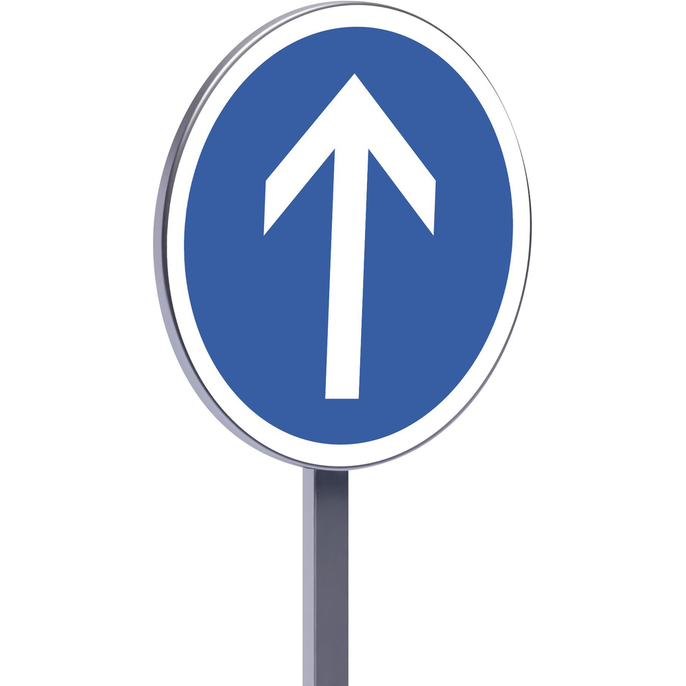 B21b-650-Classe 1-Direction obligatoire tout droit TALIAPLAST - 523626