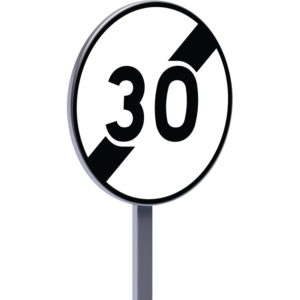 B33-850-Classe 1-Fin de limitation de vitesse à 30km/h TALIAPLAST - 523729