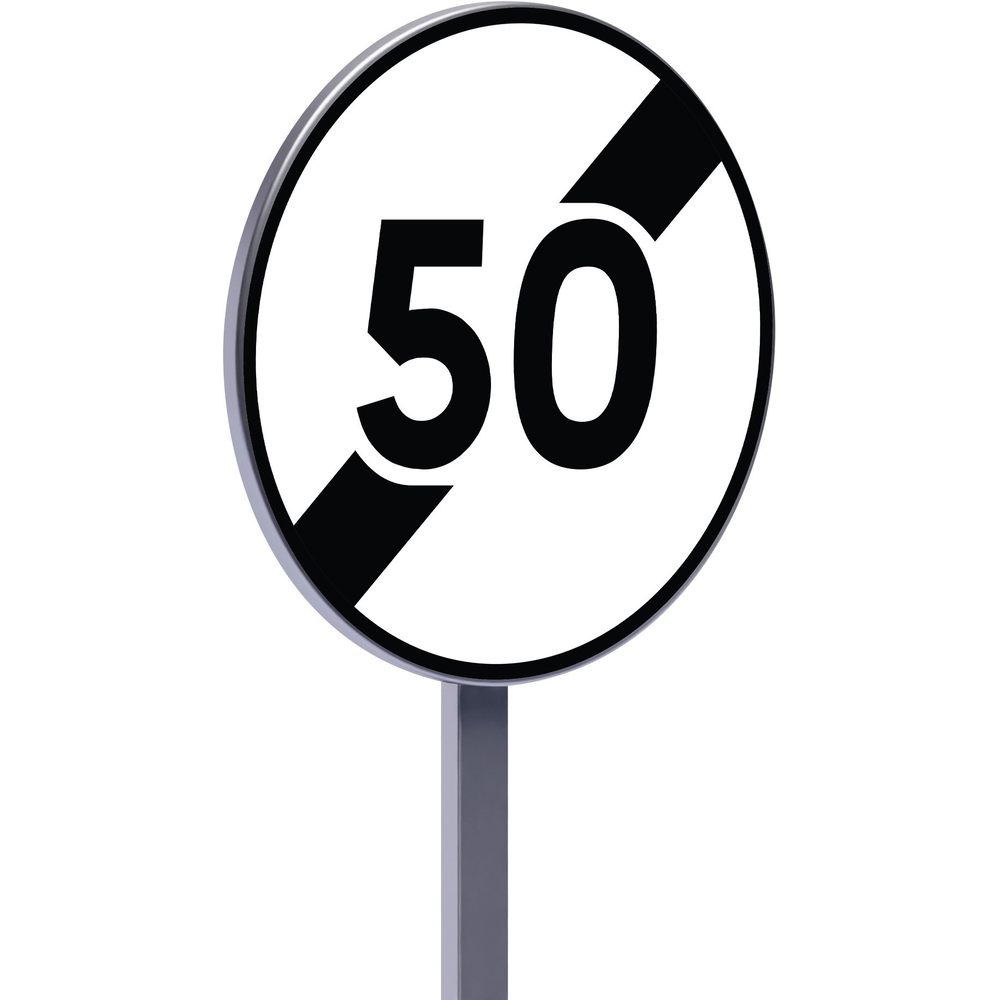 B33-850-Classe 1-Fin de limitation de vitesse à 50km/h TALIAPLAST - 523730