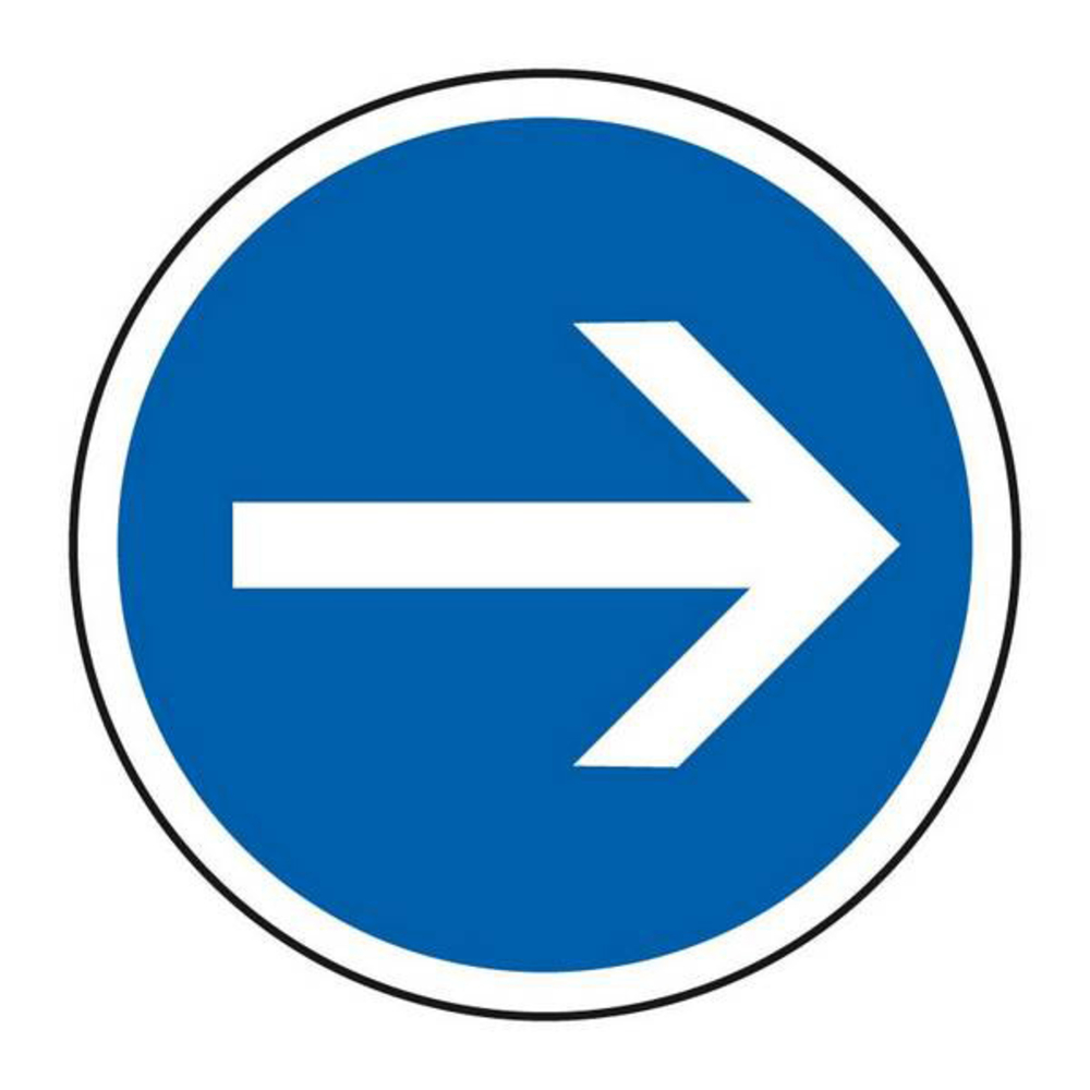 B21-1-850-Classe 2-Obligation de tourner à droite TALIAPLAST - 523755