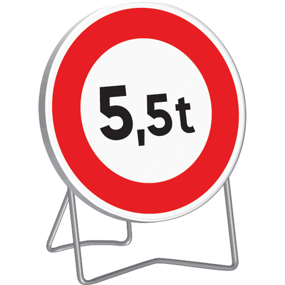 Panneau Interdiction de circuler TALIAPLAST TALIAPLAS T B13 850 mm classe T1 - 524011