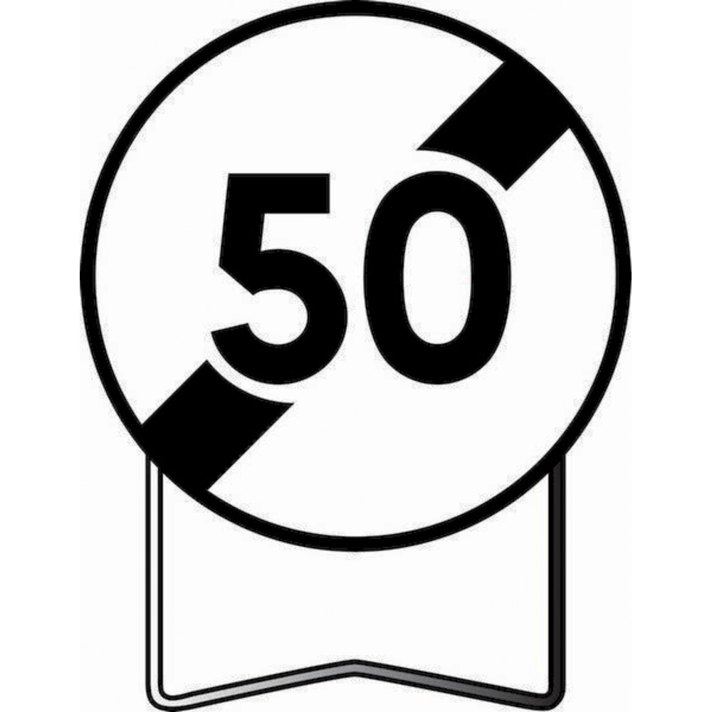 B33 850 C2 FIN DE LIMITATION DE VITESSE A 50KM/H TALIAPLAST - 524122