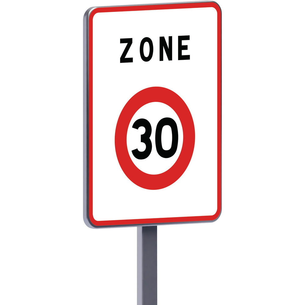 B30-700X900-Classe 1-Début de zone limitée à 30Km TALIAPLAST - 524321
