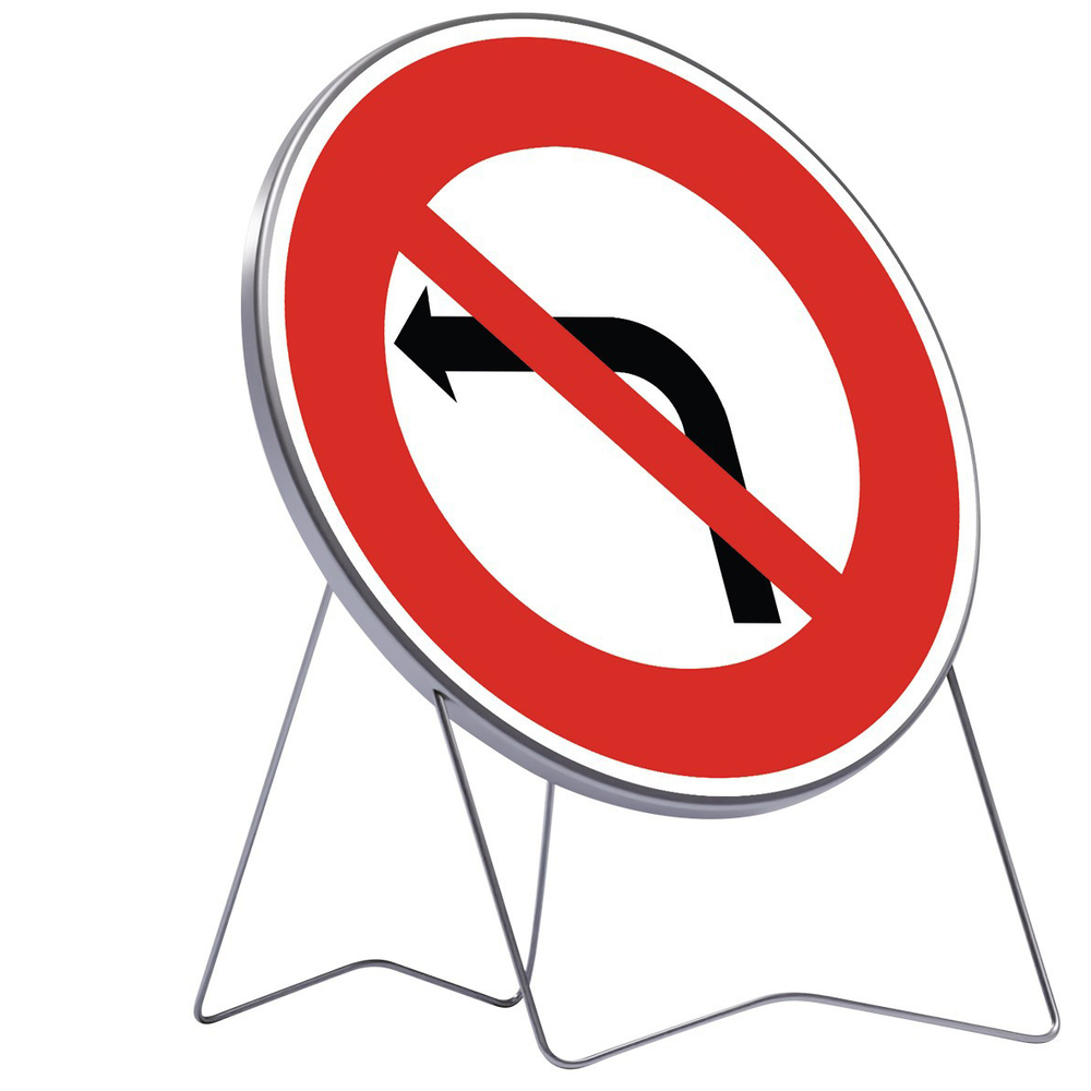 B2a 650 C2 INTERDIT DE TOURNER A GAUCHE TALIAPLAST - 524503