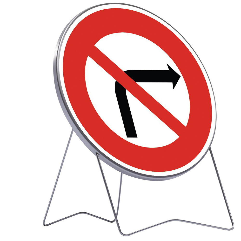 B2b 650 C2 INTERDIT DE TOURNER A DROITE TALIAPLAST - 524504