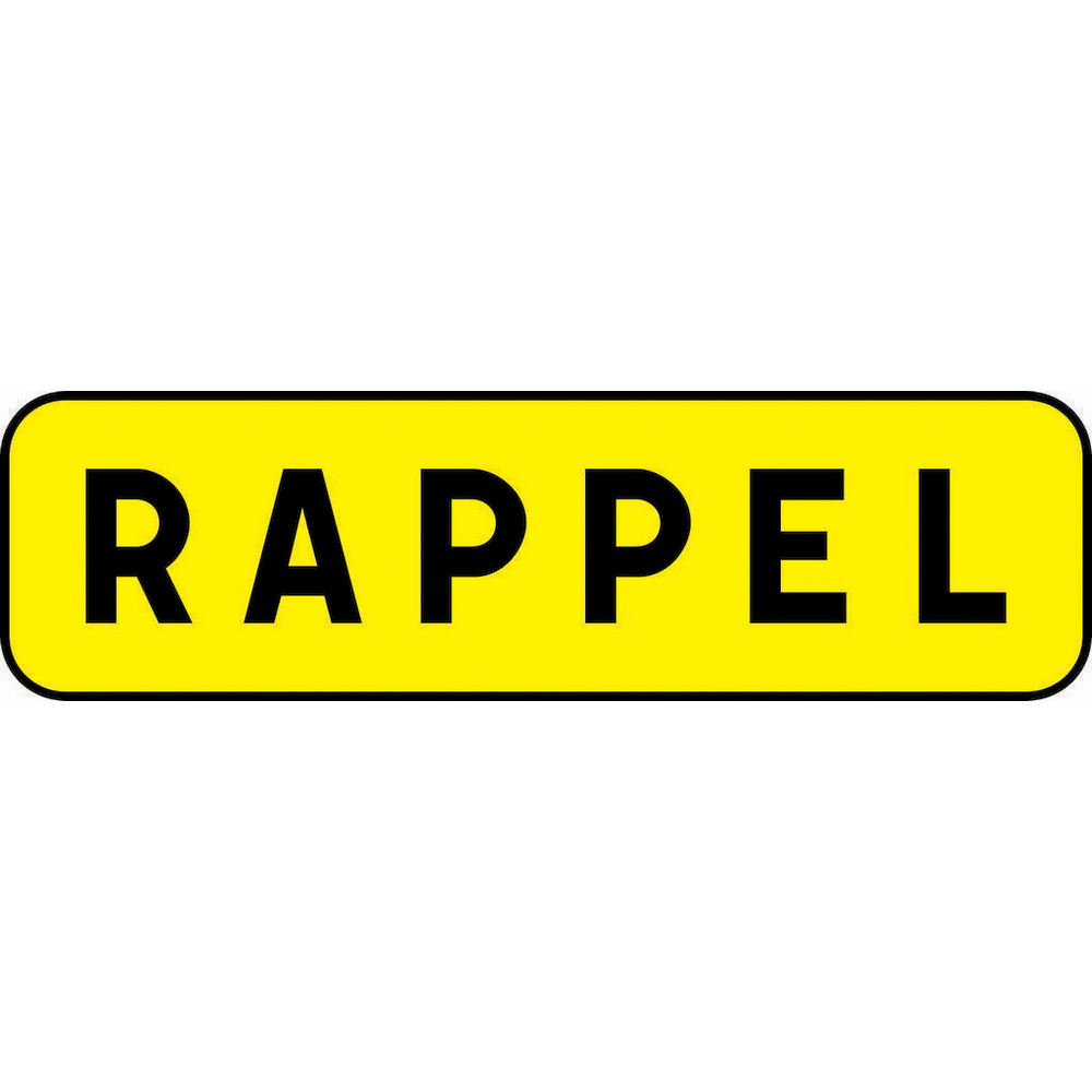 KM9 C2 900 JAUNE RAPPEL TALIAPLAST - 525103