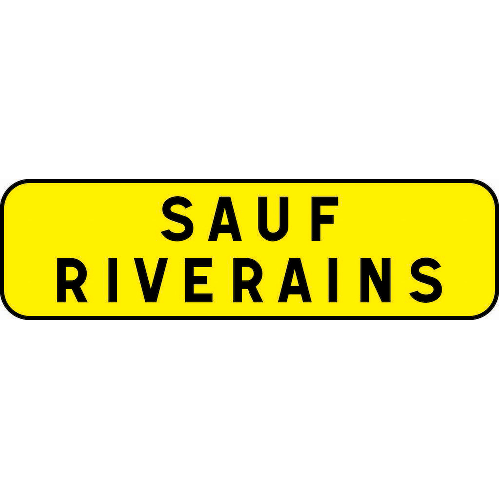 KM9 C2 900 JAUNE SAUF RIVERAINS TALIAPLAST - 525113