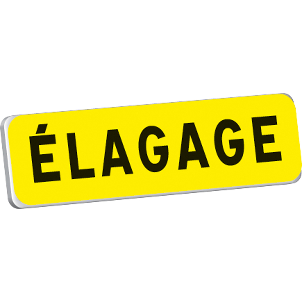 Panonceau ELAGAGE KM9 classe T1 700 x 200 TALIAPLAST - 525309