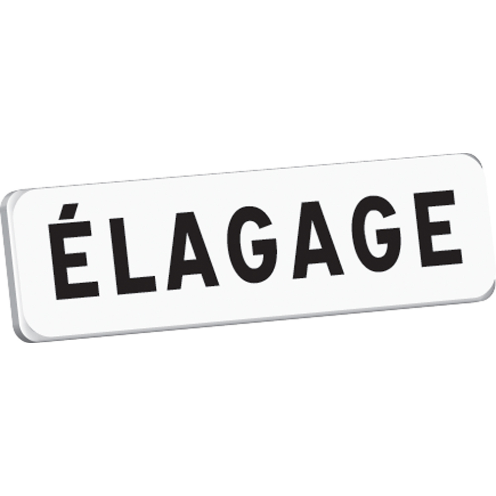 Panonceau ELAGAGE M9 classe T1 700 x 200 TALIAPLAST - 525349