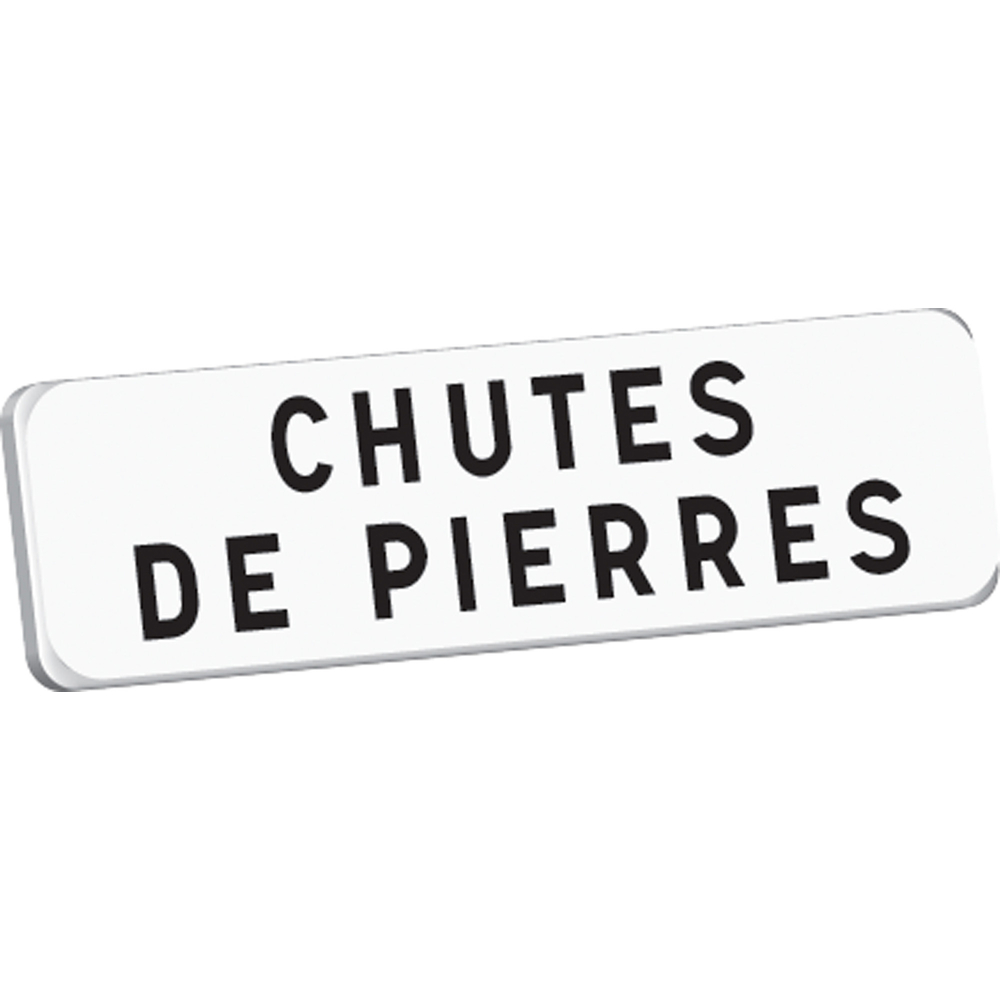 Panonceau CHUTES DE PIERRE M9 classe T1 700 x 200 TALIAPLAST - 525362