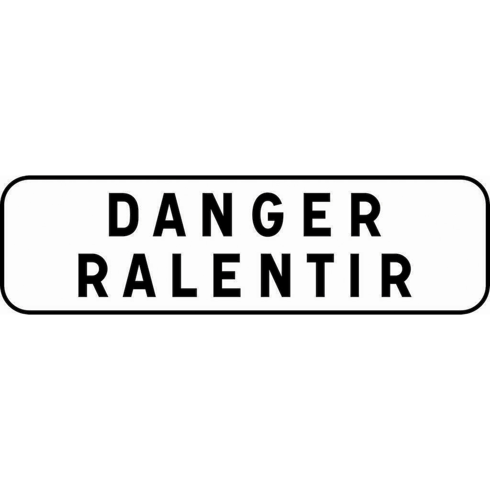 M9 C2 700 BLANC DANGER RALENTIR TALIAPLAST - 525454