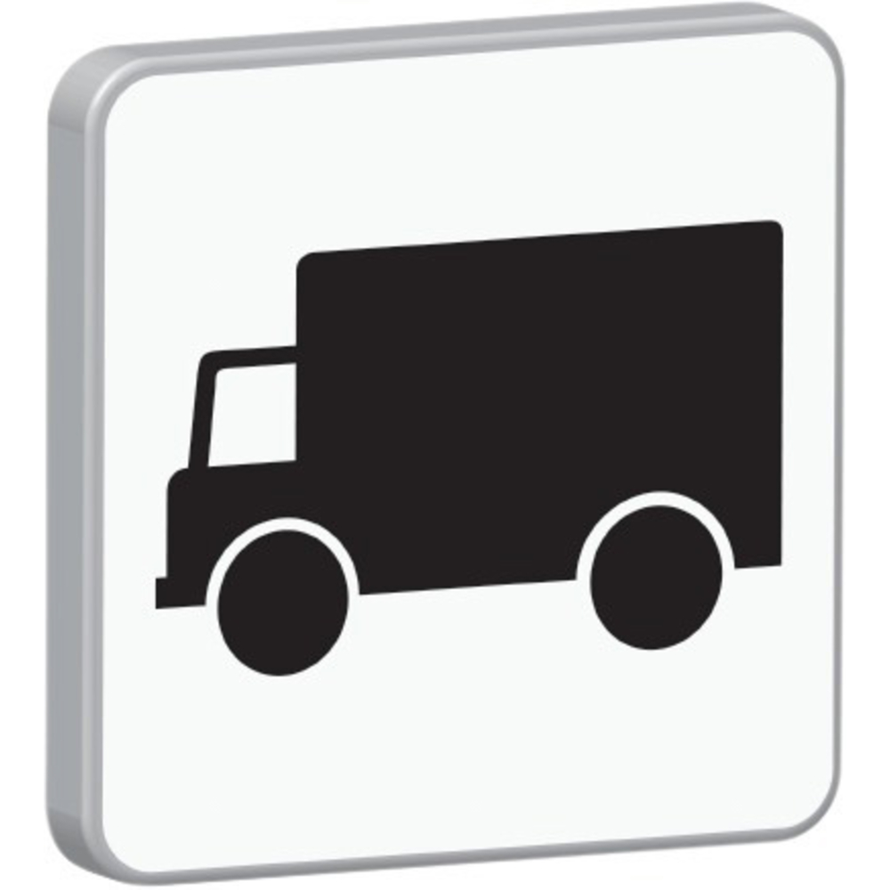 Panneau de signalisation Véh. de transport de marchandises TALIAPLAST - 525565