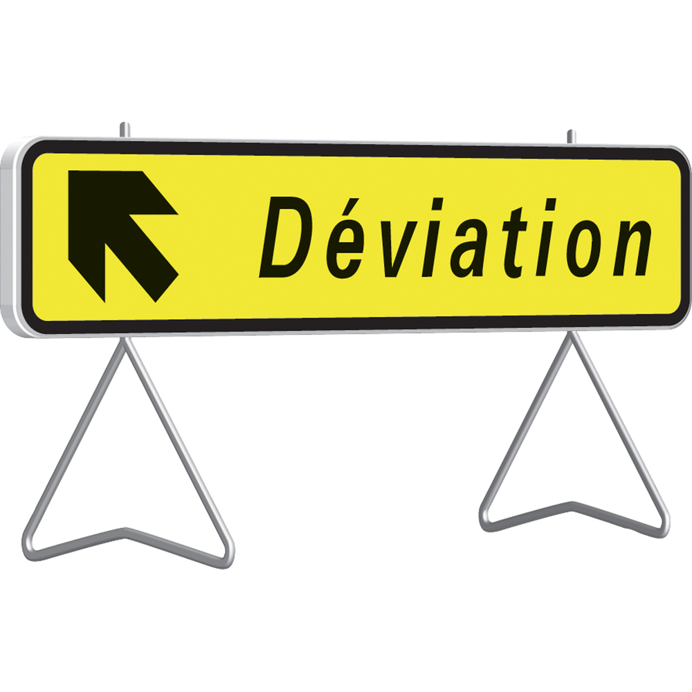 Panneau de déviation temporaire à gauche TALIAPLAST KD43a - 526005