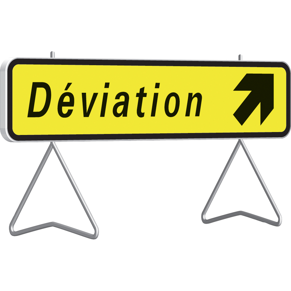 Panneau de déviation temporaire à droite TALIAPLAST KD43a - 526006
