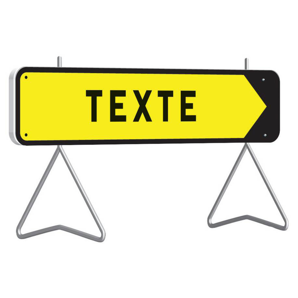 KD 1000X300 T1 TEXTE A SPECIFIER FLECHE AMOVIBLE TALIAPLAST - 526010