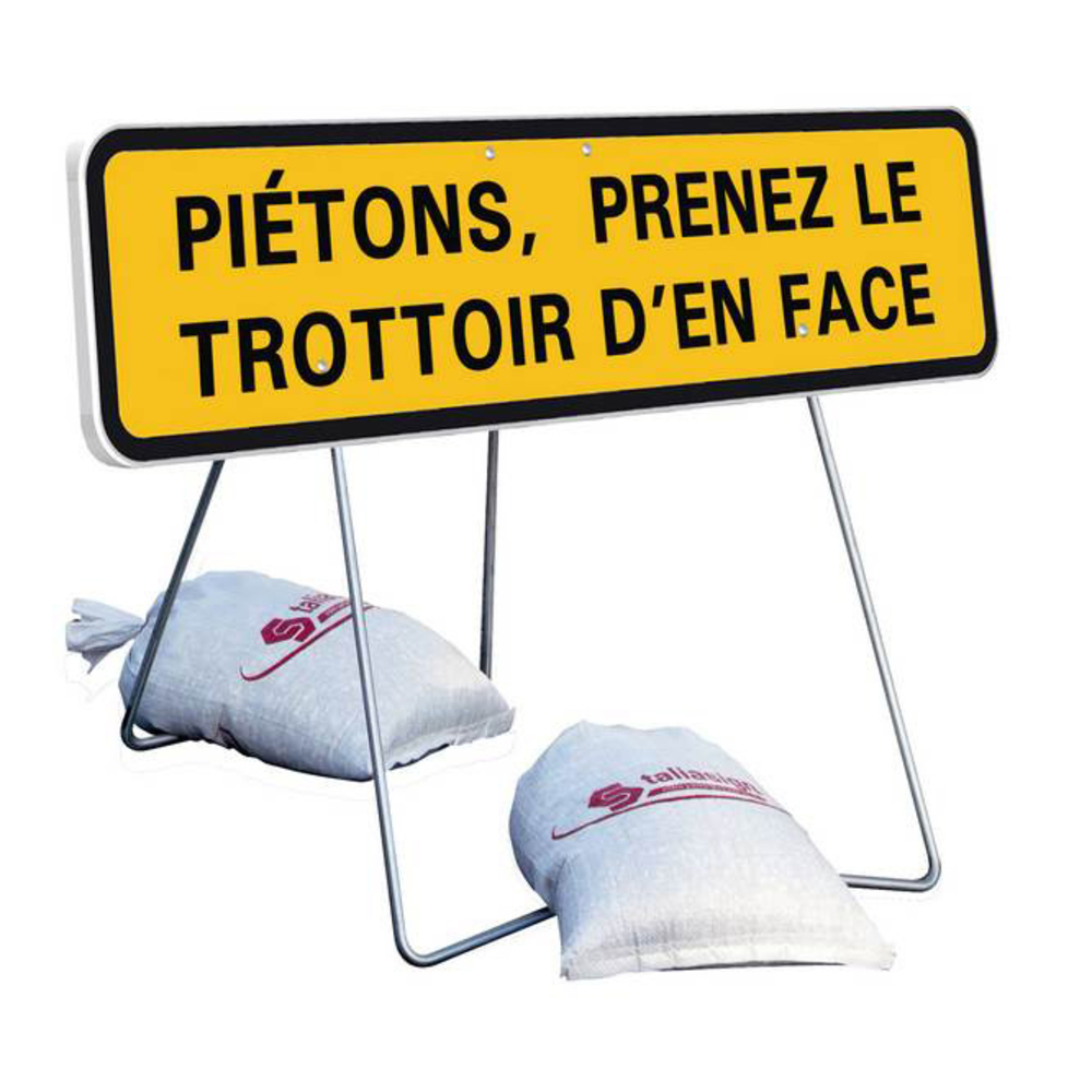 JH 1000X300 T1 PIETONS PRENEZ ... EN FACE PIED LYONNAIS TALIAPLAST - 526015