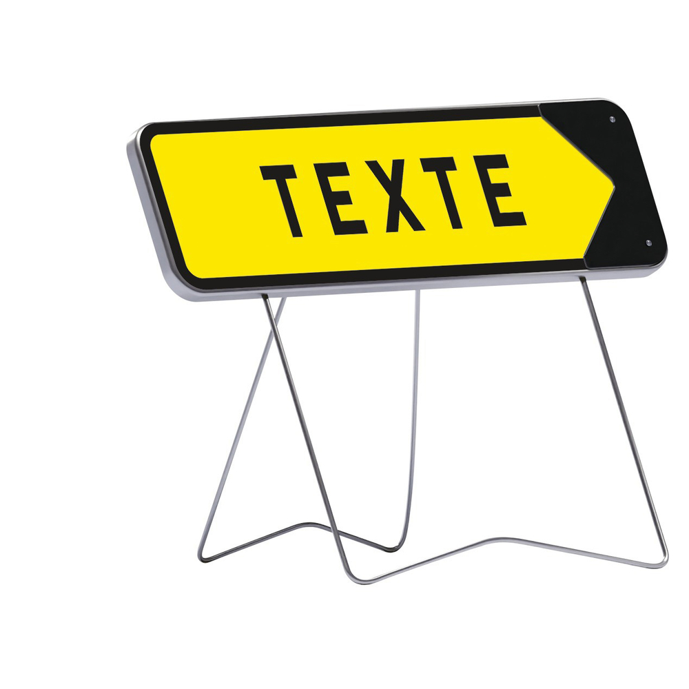 Panneau temporaire Kd 1000x300 t1 texte a specifier fl.amov. pied lyonnais TALIAPLAST - 526019