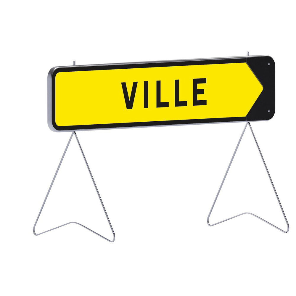 KD21a 1600X300 C2 DEVIATION VERS 'VILLE' FLECH.AMOVIBLE TALIAPLAST - 526129