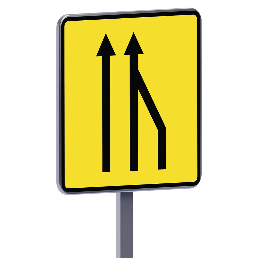 Panneau temporaire Kd10a ex.2 changement de trajectoire 900x900 t1 TALIAPLAST - 526203