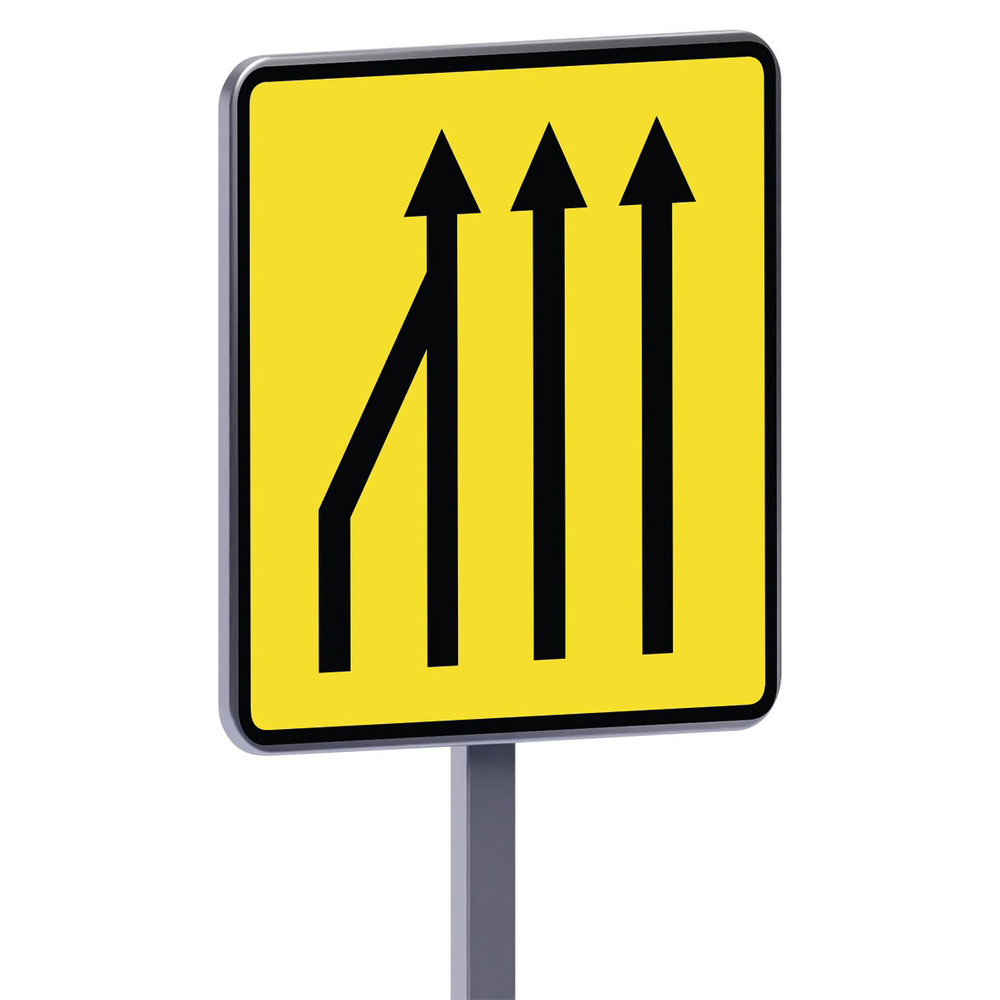 Panneau temporaire Kd10a ex.3 changement de trajectoire 900x900 c2 TALIAPLAST - 526305