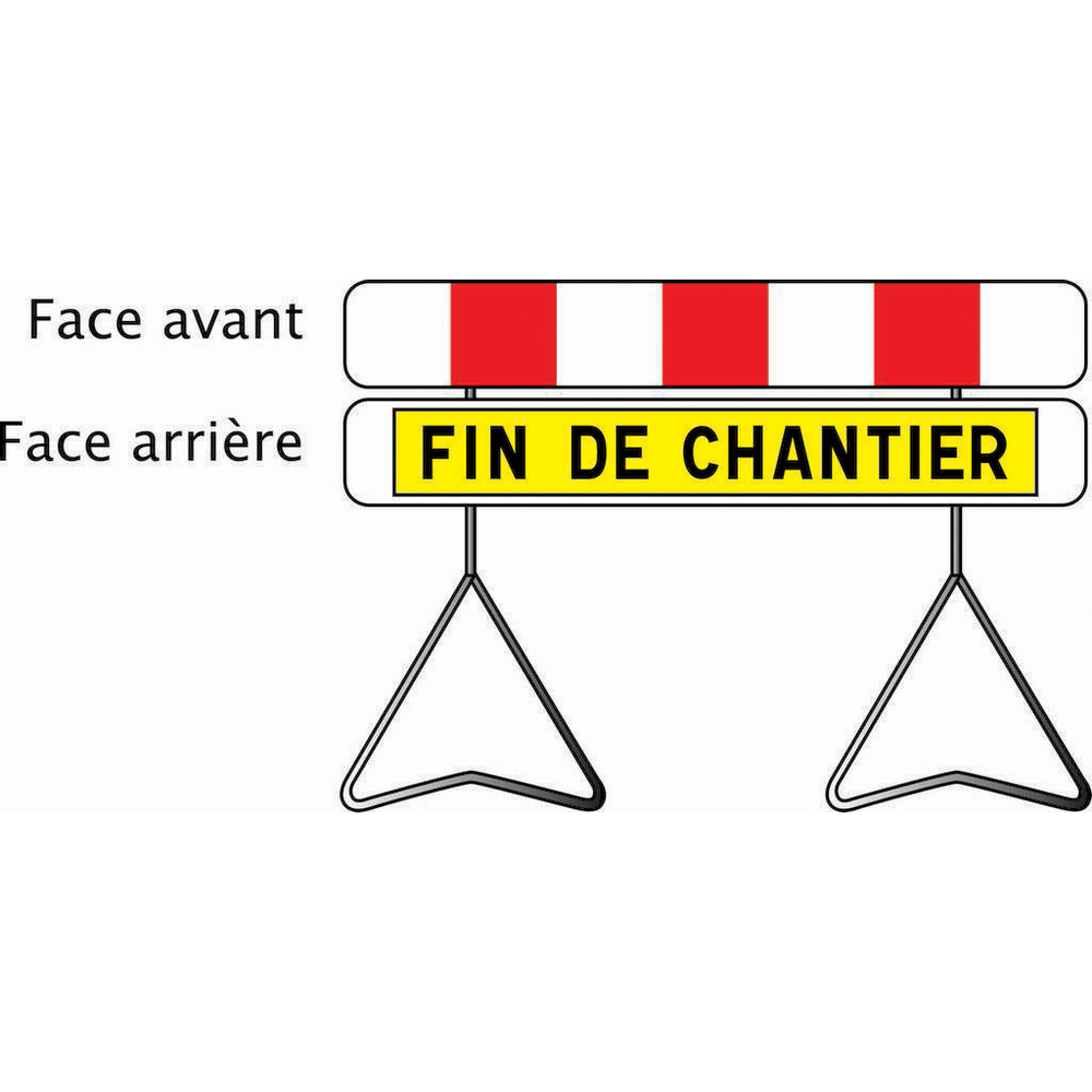 K2 T1 1400 SIGNALISATION DE POSITION DE TRAVAUX TALIAPLAST - 526401