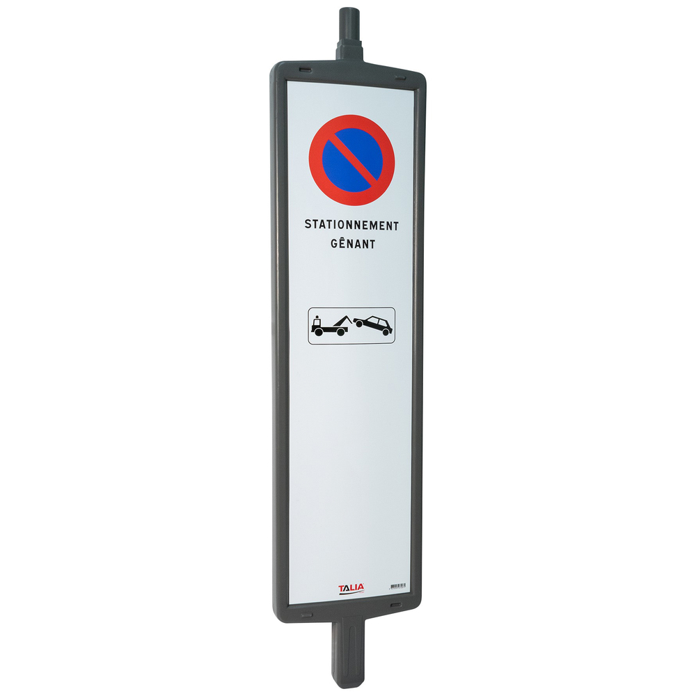 BALISE K5C STATIONNEMENT INTERDIT SIMPLE FACE (SANS SOCLE) TALIAPLAST - 527207