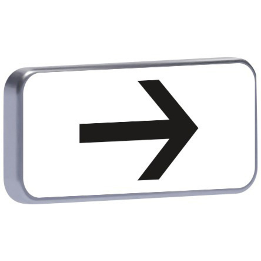 Panneau permanent M3b1 flèche à droite 350x150 c2 TALIAPLAST - 527656