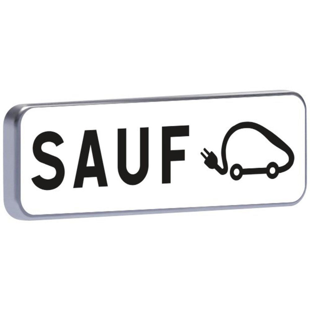 Panneau permanent M6i 500x150 c2 réservé aux véhicules électriques TALIAPLAST - 527754