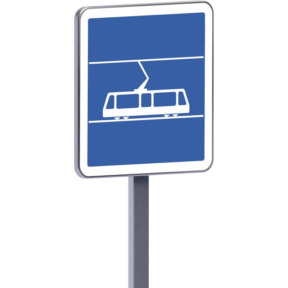 Panneau permanent C7 500x500 c1 arrêt tramway TALIAPLAST - 528107