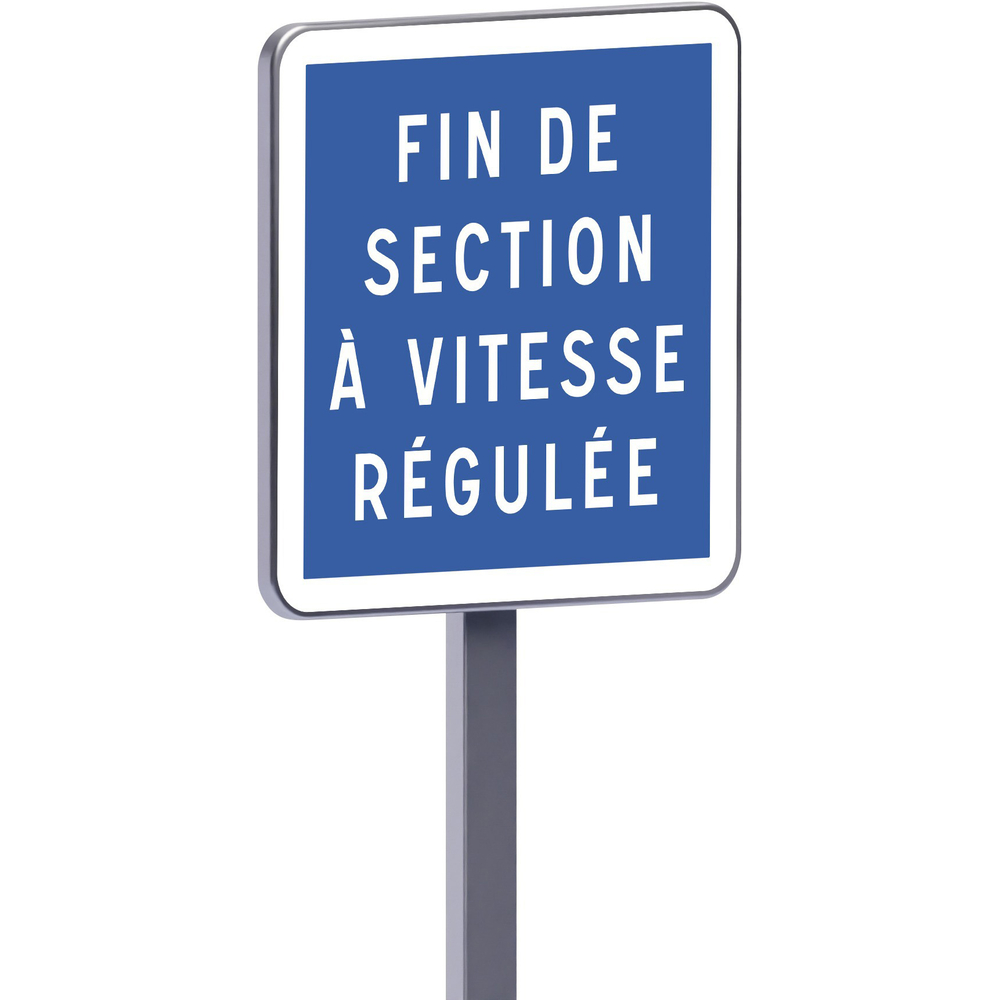 Panneau permanent C51b 500x500 c2 fin de section à vitesse régulée TALIAPLAST - 528175